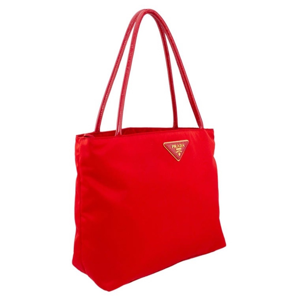Prada Tessuto Top Handle Nylon Bag